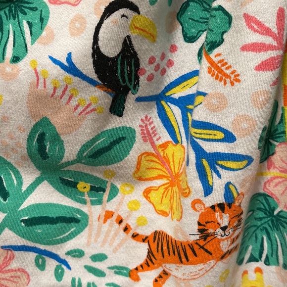 Adventure Wear Tropical Dress Summer Floral Foliage  with Pockets - Picture 4 of 4